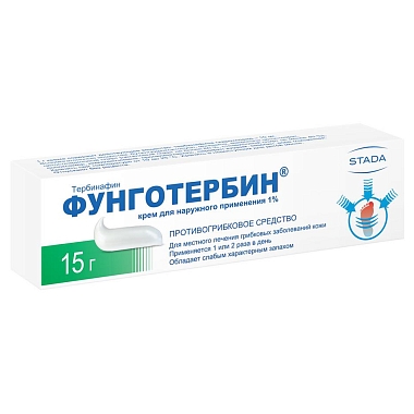 Купить Фунготербин 1% 15 г крем для наружного применения