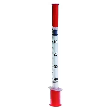 Купить SFM U-40 1 мл 10 шт шприц инсулиновый 3-х комп с ингтегрированной иглой 30G (0,30 мм х 8 мм)