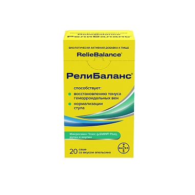 Купить Релибаланс 10 мл 20 шт суспензия для внутреннего применения со вкусом апельсина саше