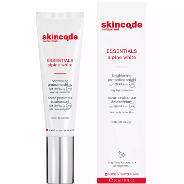 Купить Skincode Essentials Alpine White SPF 50+ 30 мл крем осветляющий защитный