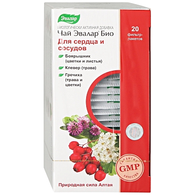 Купить Эвалар Био для Сердца и Сосудов 1,5 г 20 шт
