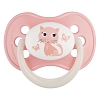 Купить Canpol babies animals 1 шт соска-пустышка латексная 0-6 мес цвет розовый
