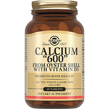 Купить Solgar Кальций 600 из раковин устриц с витамином D3 60 шт таблетки