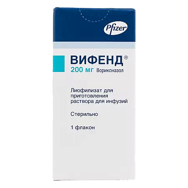 Купить Вифенд 200 мг 1 шт лиофилизат для приготовления раствора для инфузий флакон