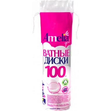 Купить AMELIA ватные диски №100