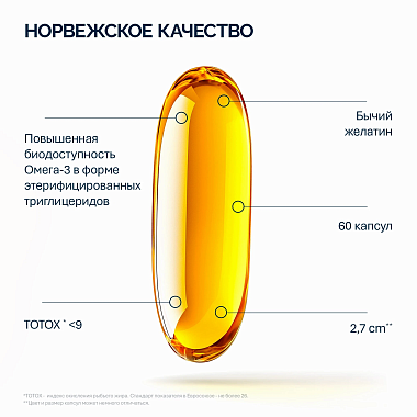 Купить NFO Омега-3 Ультима 60 шт капсулы