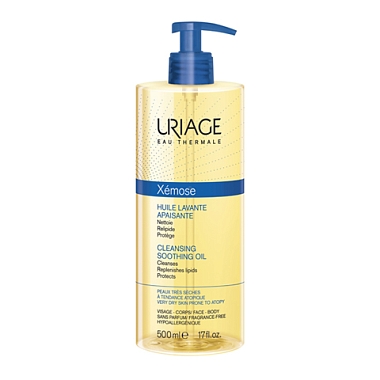 Купить Uriage Xemose масло для лица и тела фл-помпа 500мл очищающее успокаивающее