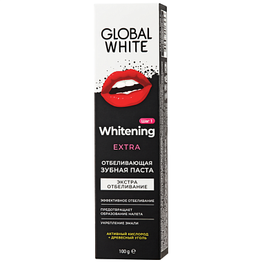 Купить Global White Extra 100 г паста зубная  отбеливающая