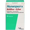 Купить Нолипрел А 0,625 мг + 2,5 мг 30 шт таблетки покрытые пленочной оболочкой