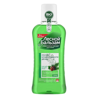 Купить Лесной бальзам 400 мл ополаскиватель кора дуба экстракт пихты