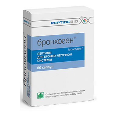 Купить Бронхоген Пептидбио 60 шт капсулы