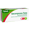 Купить Бисопролол-Тева 10 мг 30 шт таблетки покрытые пленочной оболочкой