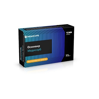 Купить Осмивир Медисорб 75 мг 10 шт капсулы