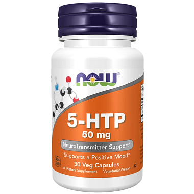 Купить Now Foods 5-HTP (L-5-Гидрокситриптофан) 30 шт капсулы