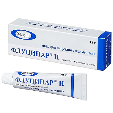 Купить Флуцинар Н 15 г мазь