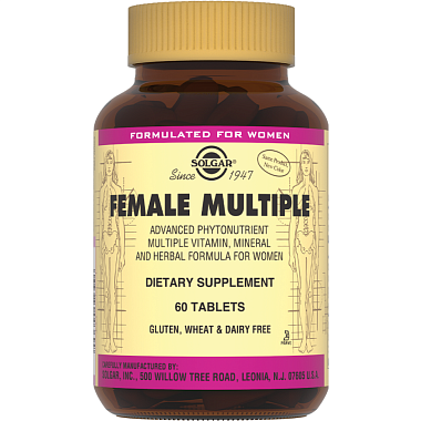 Купить Solgar Мультивитаминный и минеральный комплекс для женщин 60 шт таблетки