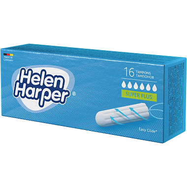 Купить Helen Harper Super Plus 16 шт тампоны женские гигиенические без аппликатора