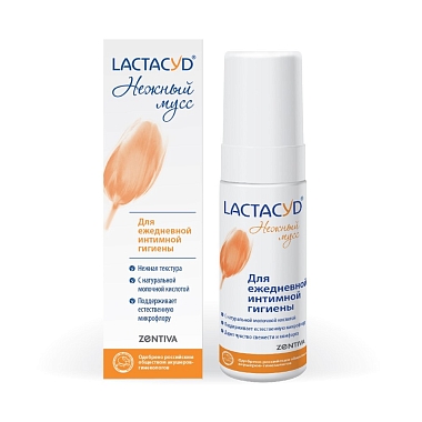 Купить Lactacyd 125 мл мусс нежный для интимной гигиены