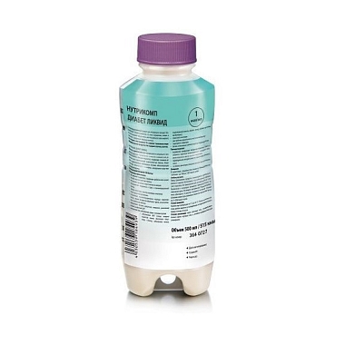 Купить Нутрикомп Диабет Ликвид 500 мл смесь жидкая для энтерального питания нейтральный вкус