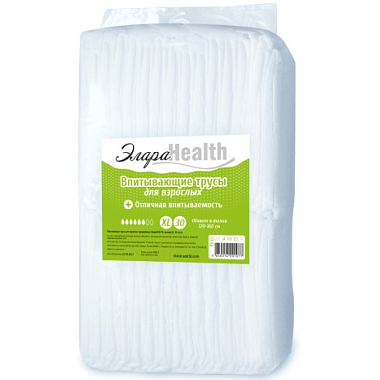 Купить ЭлараHealth 30 шт трусы-подгузники для взрослых размер XL