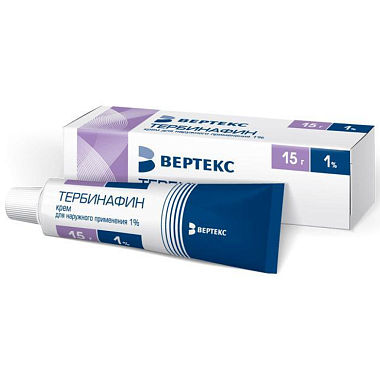 Купить Тербинафин 1% 15 г крем для наружного применения