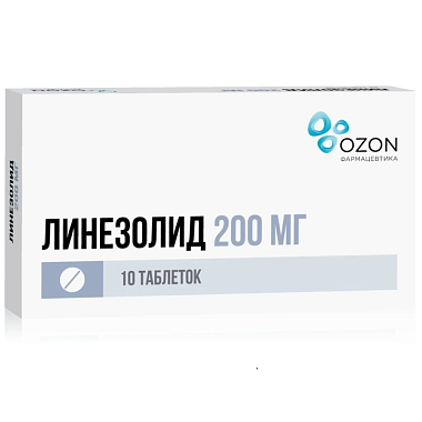 Купить Линезолид 200 мг 10 шт таблетки покрытые пленочной оболочкой