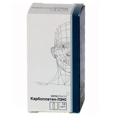 Купить Карбоплатин-ЛЭНС 10 мг/мл 15 мл концентрат для приготовления раствора для инфузий