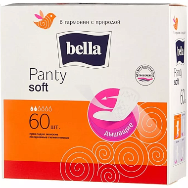 Купить Bella Panty soft 60 шт прокладки ежедневные