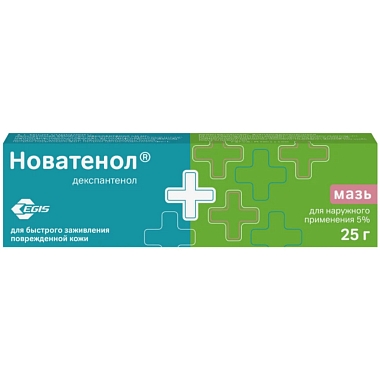 Купить Новатенол 5 % 25 г мазь для наружного применения 