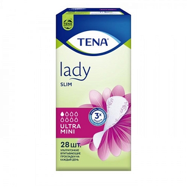 Купить Tena Lady Slim Ultra Mini 28 шт прокладки урологические