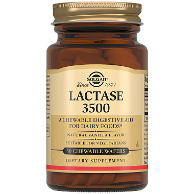 Купить Solgar Лактаза 3500 30 шт таблетки жевательные