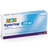 Купить Крестор 20 мг 28 шт таблетки покрытые пленочной оболочкой
