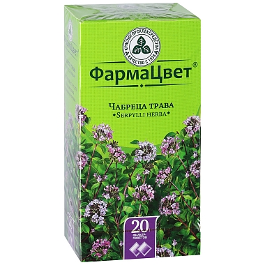 Купить Чабрец трава 1,5 г 20 шт фильтр-пакеты