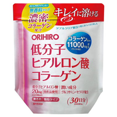 Купить Orihiro Коллаген + Гиалуроновая кислота 180 г порошок