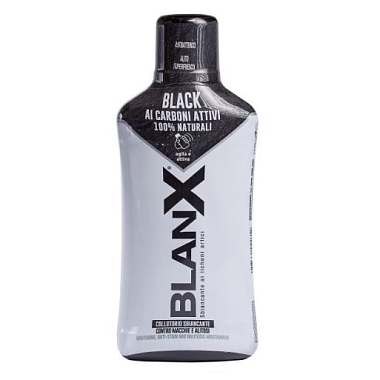 Купить Blanx Black Charcoal 500 мл ополаскиватель для полости рта черный уголь