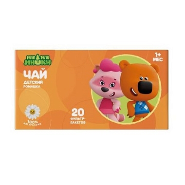Купить Ми-Ми-Мишки Ромашка 1,5 г 20 шт фиточай для детей 1 мес+ без сахара