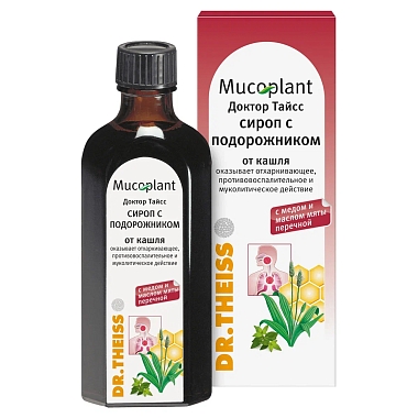 Купить Доктор Тайсс 100 мл сироп подорожник