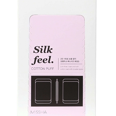 Купить Missha Silk Feel Cotton Puff 80 шт ватные диски
