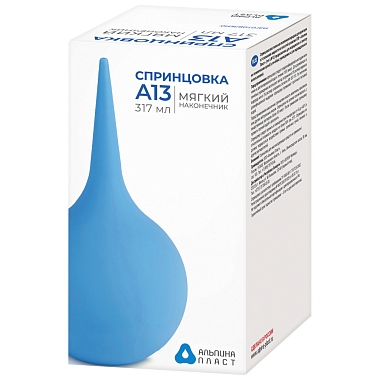 Купить Спринцовка А-13 317 мл 1 шт с мягким наконечником