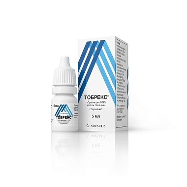 Купить Тобрекс 0,3% 5 мл капли глазные
