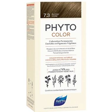 Купить Phyto color №7.3 (золотистый блонд) краска для волос