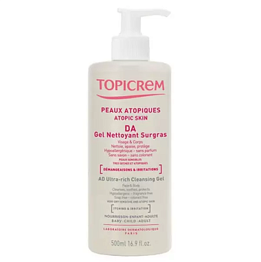 Купить Topicrem AD Ultra rich 500 мл гель очищающий