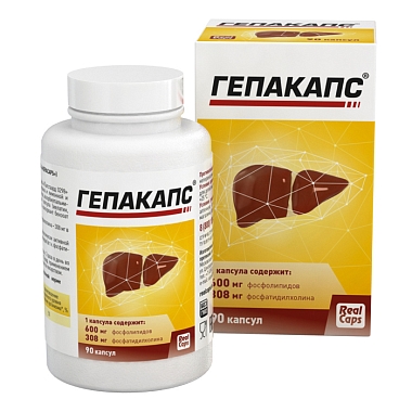 Купить Гепакапсулы 1580 мг 90 шт капсулы