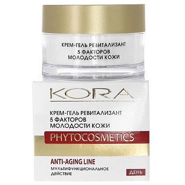 Купить Kora 50 мл крем-гель ревитализант 5 факторов молодости кожи