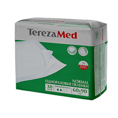 Купить TerezaMed Normal 60 см x 90 см 30 шт пеленки