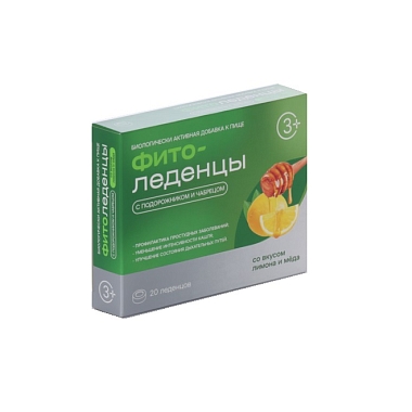 Купить Фитоледенцы 20 шт леденцы лимон-мед 