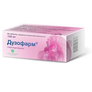 Купить Дузофарм 100 мг 60 шт таблетки покрытые пленочной оболочкой