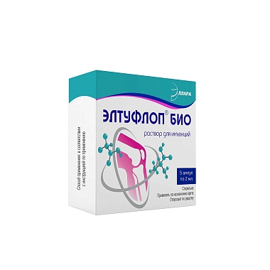Купить Элтуфлоп Био 2 мл 5 шт раствор для инъекций ампулы
