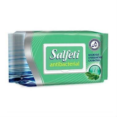 Купить Salfeti 72 шт салфетки влажные антибактериальные