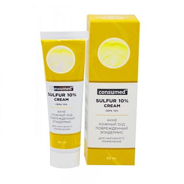 Купить Consumed Cream Sulfur 10 % 50 мл паста для наружного применения серная
